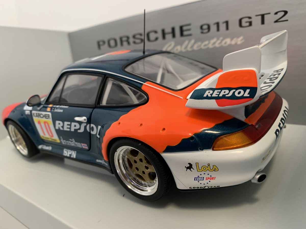 UT MODELS 1/18 39632 Porsche 911 GT2 1996 (993) A. De Orleans/Saldana
