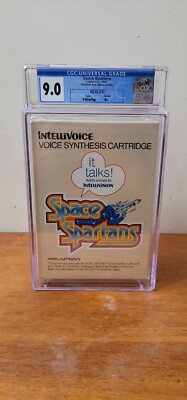 Space Spartans - Intellivision 1982 '1st Speaking Game' Sealed NIB CGC 9.0 B+
