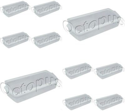 Refrigerator Door Bin Shelf Transparent Whirlpool W10321304 AP4700047 - 10 Pack