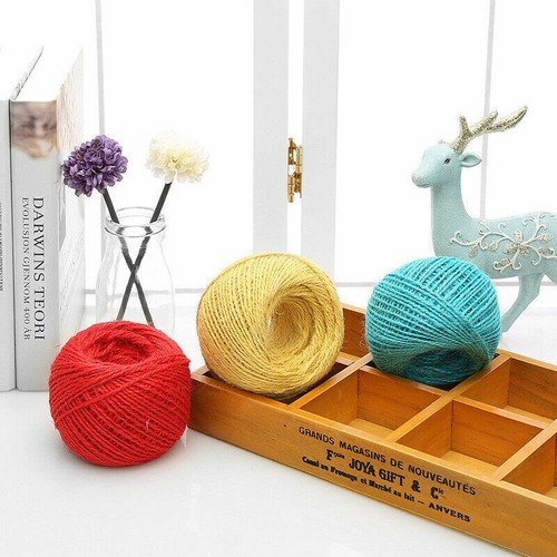 Jute Twine Rope String Cord 50M 3Ply Burlap Natural Fiber Craft DIY Gift Decor - Picture 2 of 25