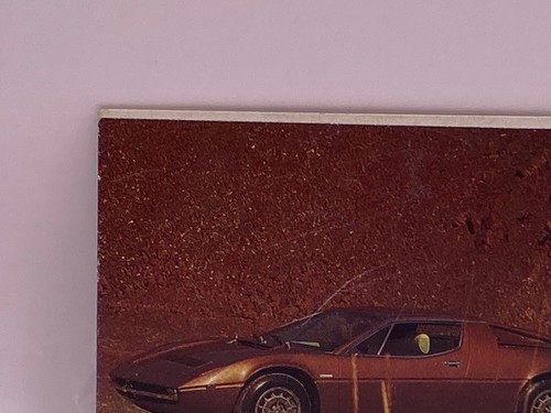 Maserati Merak SS ( Italy ) / World Famous Car Vintage Sports Car TCG Photo Card - Picture 4 of 12