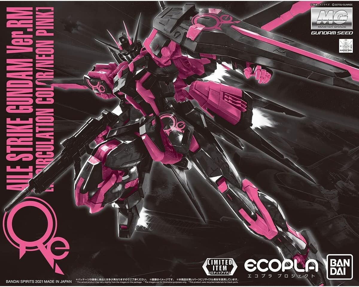 BANDAI MG AILE STRIKE GUNDAM Ver.RM RECIRCULATION COLOR NEON PINK