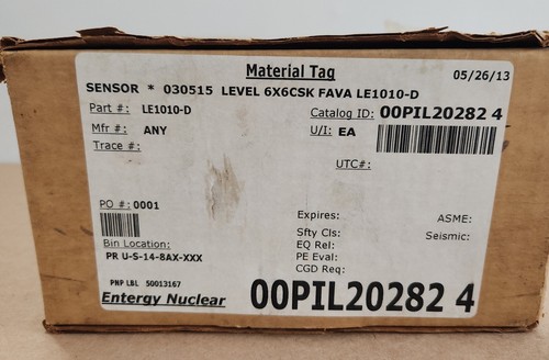 *NEW* Fava Control Systems 01-LE/4 Level Probe w/ Rods LE1010-D + Warranty! - Picture 12 of 12