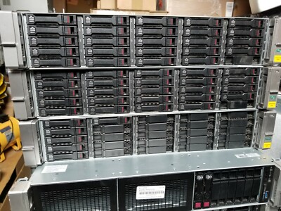 HPE N9X00A StoreVirtual 3000 25-Bay SAS Array Two 781533-001 and 24 x 600GB 15k 