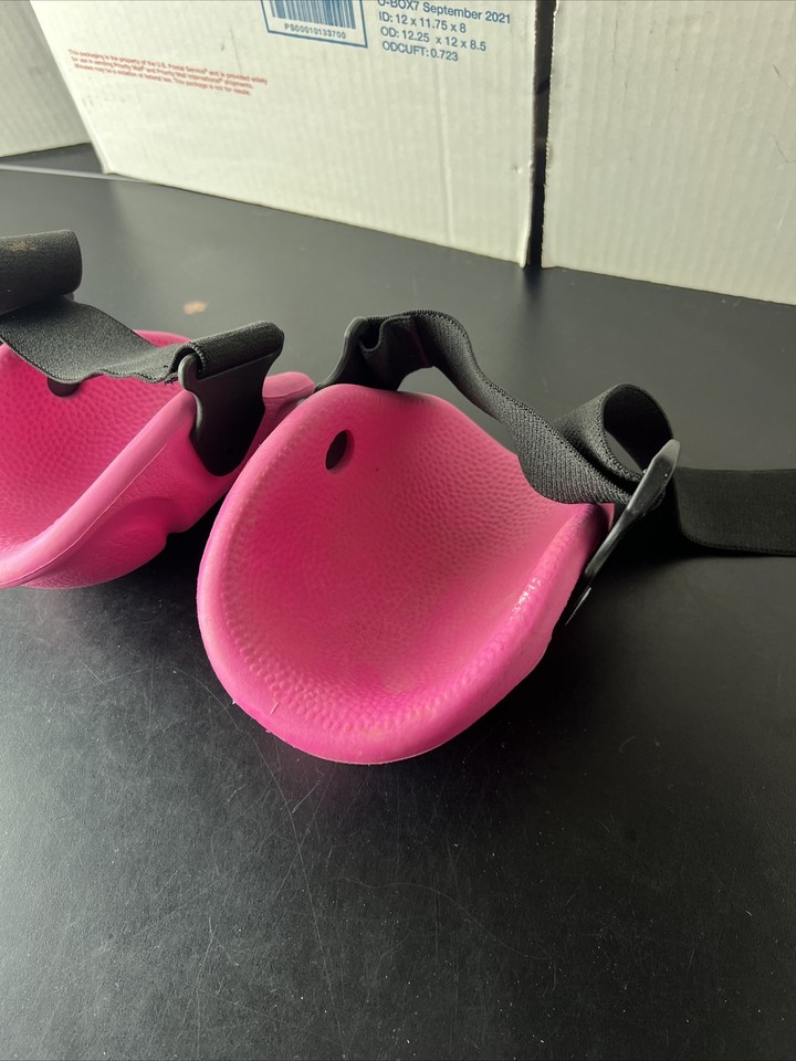 Crocs Brand Pink Foam Knee Pads for Work Construction Gardening Leg