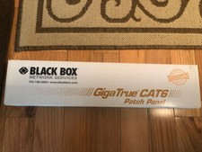 CAT6 PATCH PANEL BLACK BOX JPM612A-R7 GIGATRUE 6-Cat 6 48 port Patch Panels