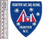 Retro Skiing New York Hunter Mountain Ski Bowl Greene County_ NO TARIFF
