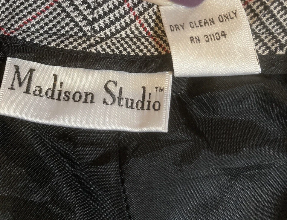 Calça Madison Studio Feminina Tamanho 14 Preta Vestido Carreira Chique Roupa de Trabalho Viagem - Imagem 3 de 4