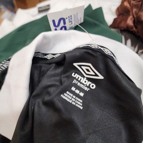 Urban Outfitters Umbro Crop Top Polo Shirt Checkerboard Long Sleeve Size Medium - Picture 7 of 8