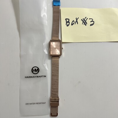 Hannah Martin stainless steel Women's wristwatch