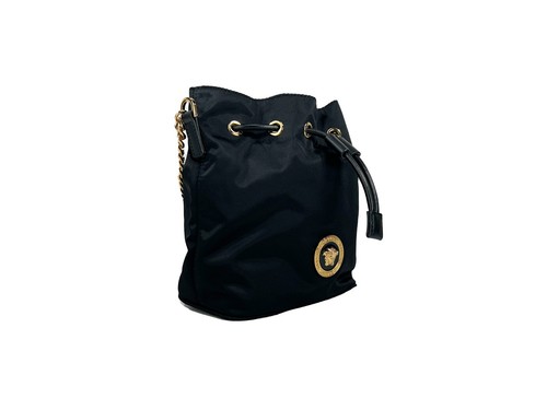 Versace Small Nylon Medusa Bucket Chain Crossbody Bag - Bild 2 von 6