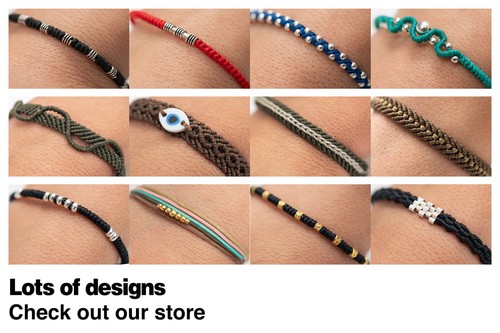 Palestine Flag Rope Style Bracelet, Gift for Men, Bracelets for Women... - Picture 9 of 11