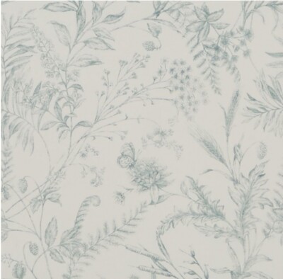 Ralph Lauren Farn Toile Tapete - Salon Elegant Floral/Vögel PRL710/01
