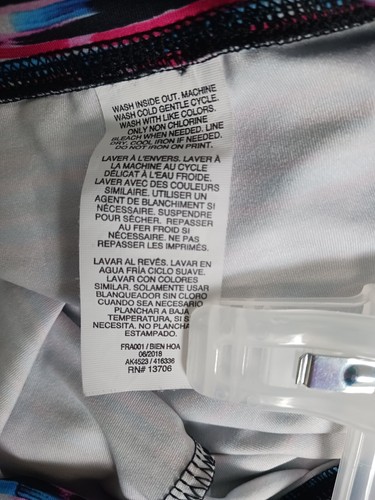 Girls Adidas Full Length Leggings Sz XL (16) - Picture 5 of 7