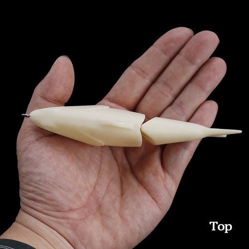 3PCS 13CM 50G Sinking Glide Bait Swimbait Unpainted Bait Blank Fishing Lure - Picture 8 of 9