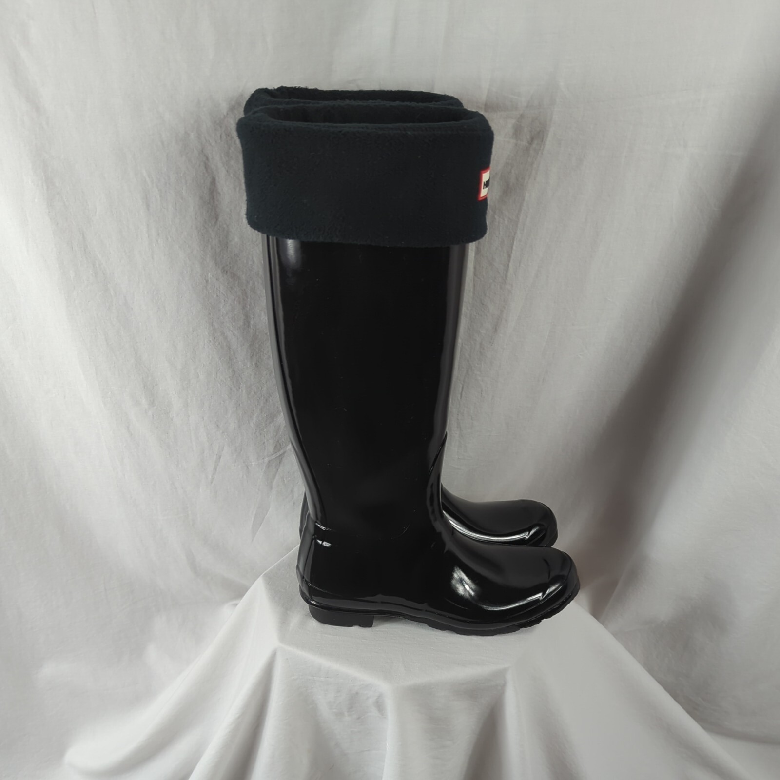 Hunter - Womens Original Tall Gloss Boot Wft1000rglblk - Black