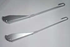 WIPER ARMS LEFT & RIGHT SILVER SET OF 2 VOLKS...