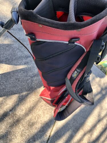 Callaway Big Bertha Ultra Lite 3.8 Stand Bag 6-Way Dual Strap Red & Black No/RC - Picture 4 of 17