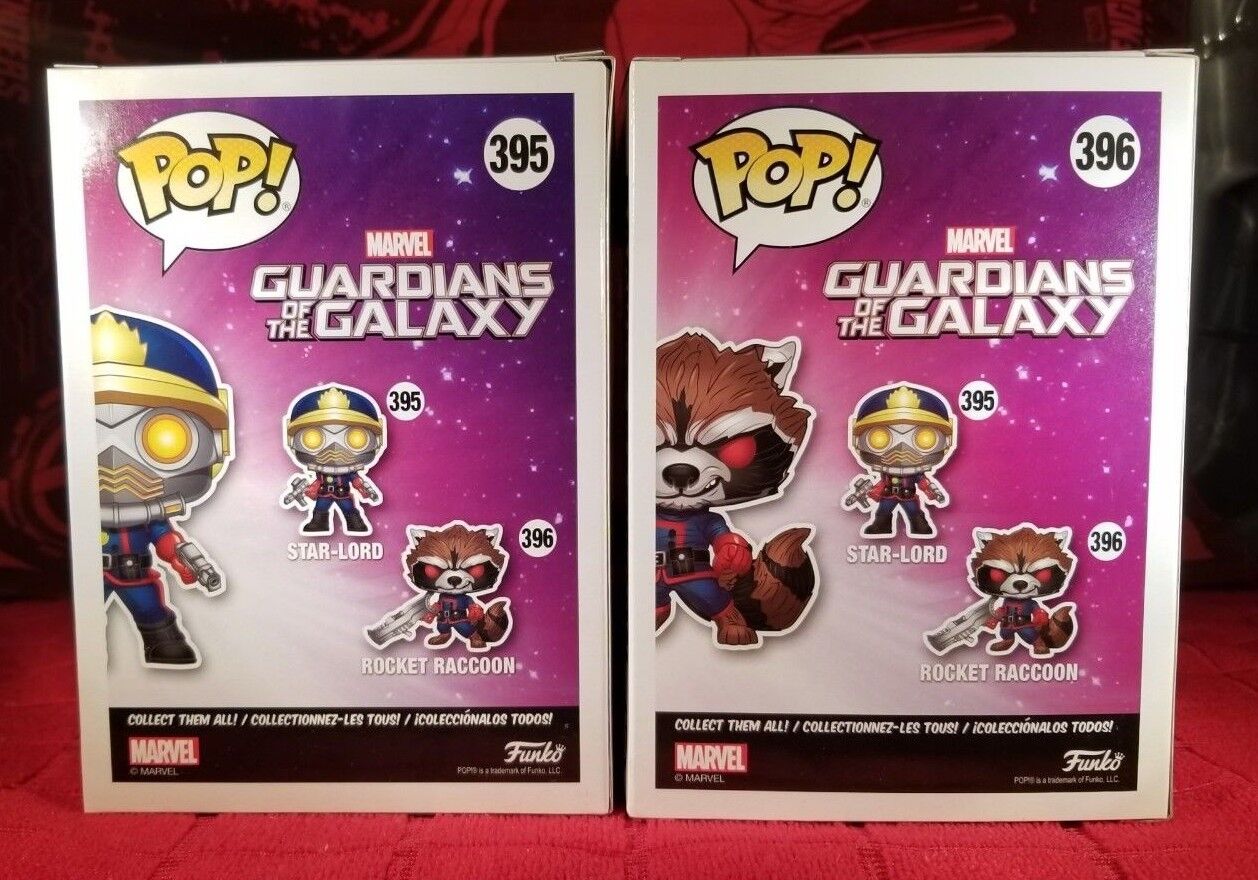 Funko Marvel Guardians of the Galaxy POP Marvel Star-Lord Exclusive Vinyl  Bobble Head 395 Classic Comic Version - ToyWiz