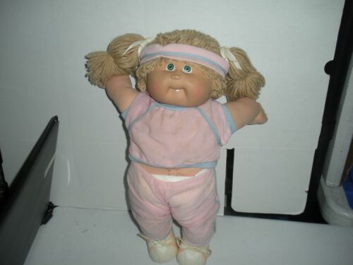 15"Cabbage Patch Doll Dressed Pink Outfit Headband Diaper & Shoes Xavier Roberts - Afbeelding 1 van 3