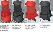 Hilti CP 680-P 2" Cast In Fire stop Sleeve Concrete Firestop 2172996