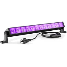 40W LED Black Light Bar for Glow Party, Blacklight with Plug &Switch, Each Light