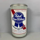 VTG NOS Pabst Blue Ribbon 1/2 Can Wall Lighted Bar Beer Sign Advertising 12x23"