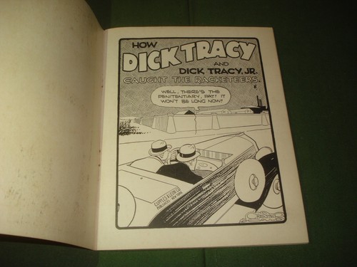 1933 DICK TRACY COMIC BOOK- HOW DICK TRACY AND DICK TRACY JR. CAUGHT RACKETEERS - Picture 6 of 12