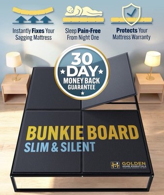 Support Bunkie Board Queen Size For Sagging Mattress/Couch 60 x80 