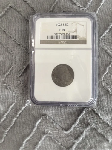 1925-S Indian Head Buffalo Nickel NGC VF 30