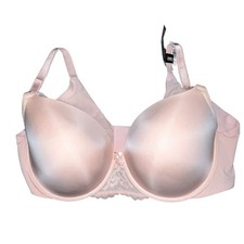 Torrid Curve Bra Womens 40DD Pink Lace 360 Back Smoothing Push-Up T-Shirt New