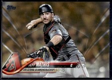2018 Topps Series 2 GOLD #474 Jeff Mathis #1985/2018 Diamondbacks