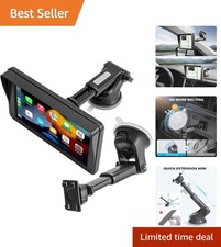 Replacement Suction Cup Car Mount for CarPlay Screen with Quick Extension Arm...