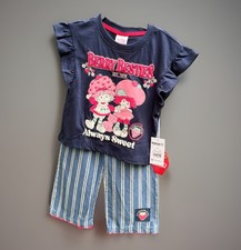 Girl s Strawberry Shortcake Short Sleeve Shirt And Pant Set size 3T