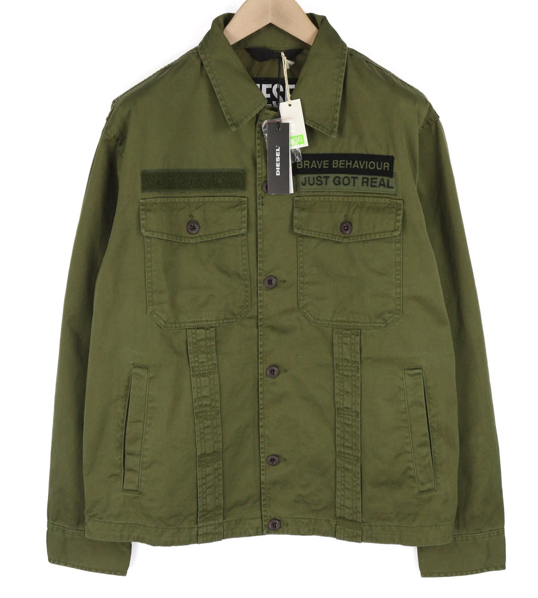 Giacca Diesel Burkisk Verde Uomo