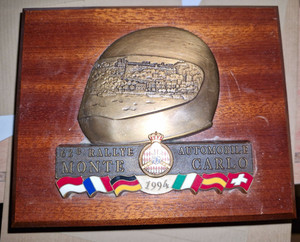 Plaque historique Rallye Monte Carlo 1927 à vendre