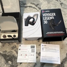 Poly Voyager Legend 30 Bluetooth Headset Black Noise Cancellation Ear-hook