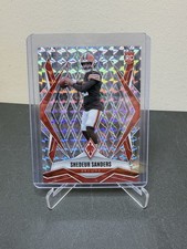2025 Panini Phoenix Shedeur Sanders #154 Silver Pyramids (RC)