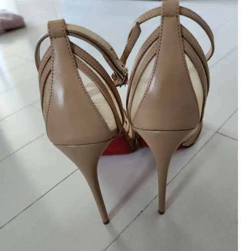 CHRISTIAN LOUBOUTIN Filamenta mesh peep toe platform sandals FITTING ONLY 36 - Picture 4 of 24