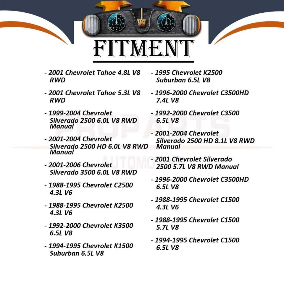 Dorman - HELP 2X Kit de correa de junta delantera universal para Chevrolet V20 1987 Foto 4 de 4