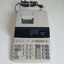 SHARP EL-1197P II Desktop Electronic  Calculator 12 digit Tested