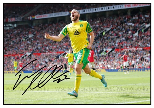11271. Teemu Pukki Signed Pictures (A4 Prints) Norwich Celtic Finland HJK etc.