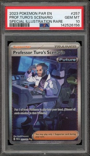 Pokemon Professor Turo's Scenario Paradox Rift SIR #257 PSA 10 Gem Mint