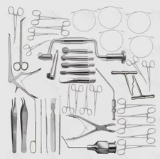 Set 40 Pcs Basic Craniotomy Surgical Instruments Good Quality