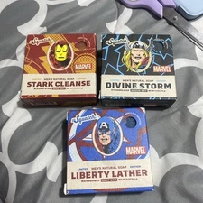 Dr. Squatch Marvel Soap Bundle - Limited Edition (Thor, Iron Man, Capt. America)