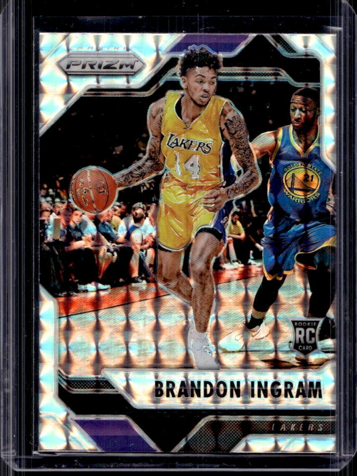 2016-17 Mosaic Prizm Brandon Ingram RC #8 Lakers