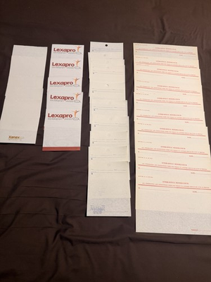 #ad Prescription Hospital Notepad Stationary Sheets Lot Of 30 Vintage Rare Paper $24.95