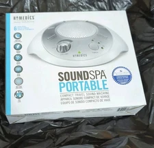HoMedics SoundSpa Portable sleep solution Noise Sound Machine Portable Travel