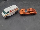 Lot Of 2 Hot Wheels Redlines: 1974 Paramedic Ambulance, 1968 Ford Mk IV. MG