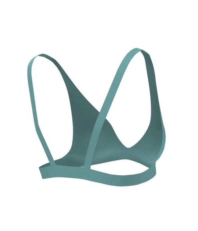 Nike NUEVO CON ETIQUETAS, parte superior e inferior de bikini bralette esencial turquesa para mujer 2 piezas, talla L, Foto 4 de 4